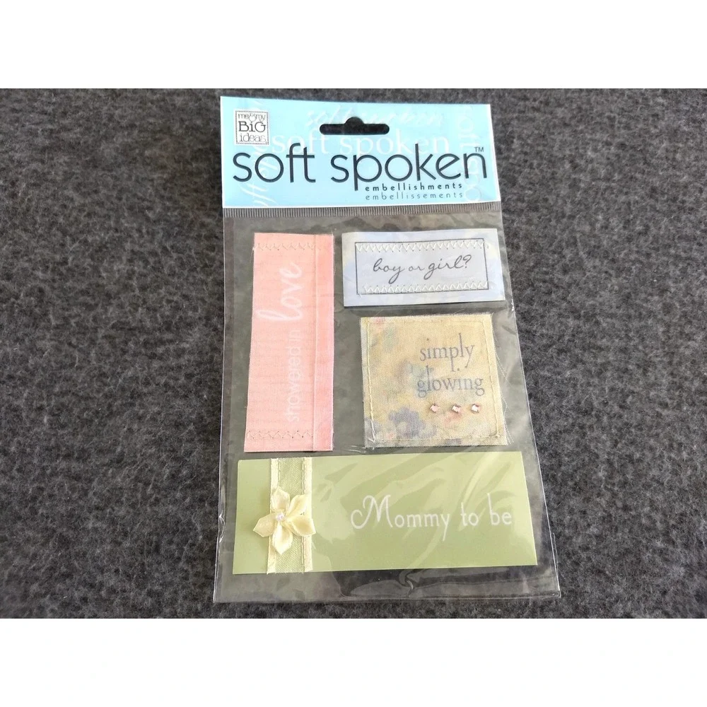 Jolees Boutique & Sandylion Scrapbooking Stickers Pregnancy‎ Baby Lot  of 4 NEW